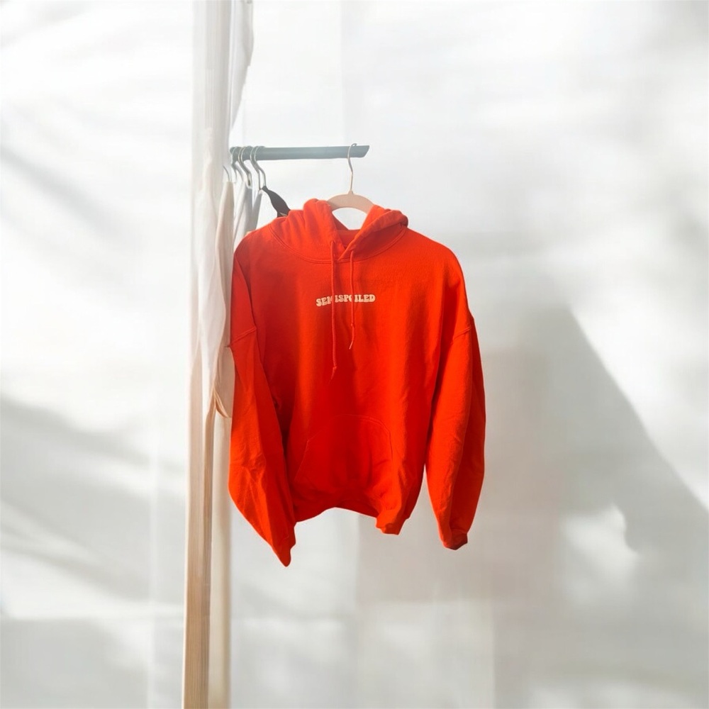Vibrant Orange Hoodie